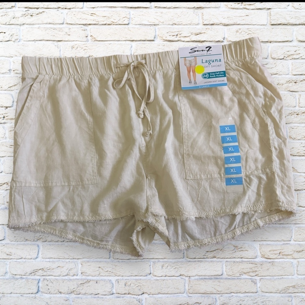 NWT Women's Seven7 Laguna Soft Short Shorts  Size XL